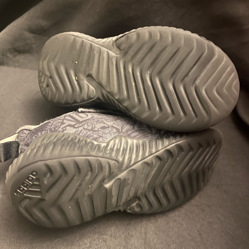 Adidas- FortaRun AC‎ Toddler Shoes, Black/Grey-Size: 10K - Picture 6 of 7